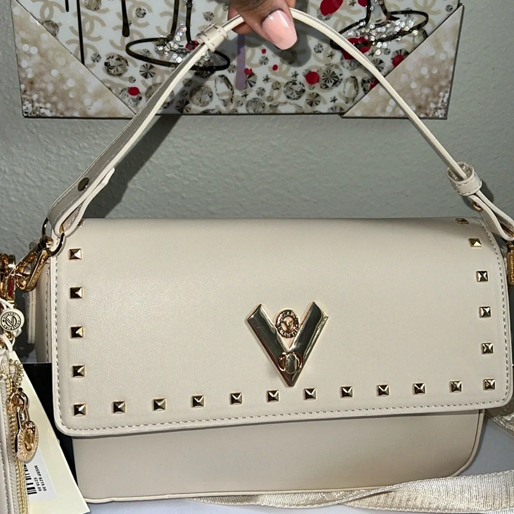 Valentino Orlandi Top Handle Crossbody Bag with Pouch - Picture 13 of 16